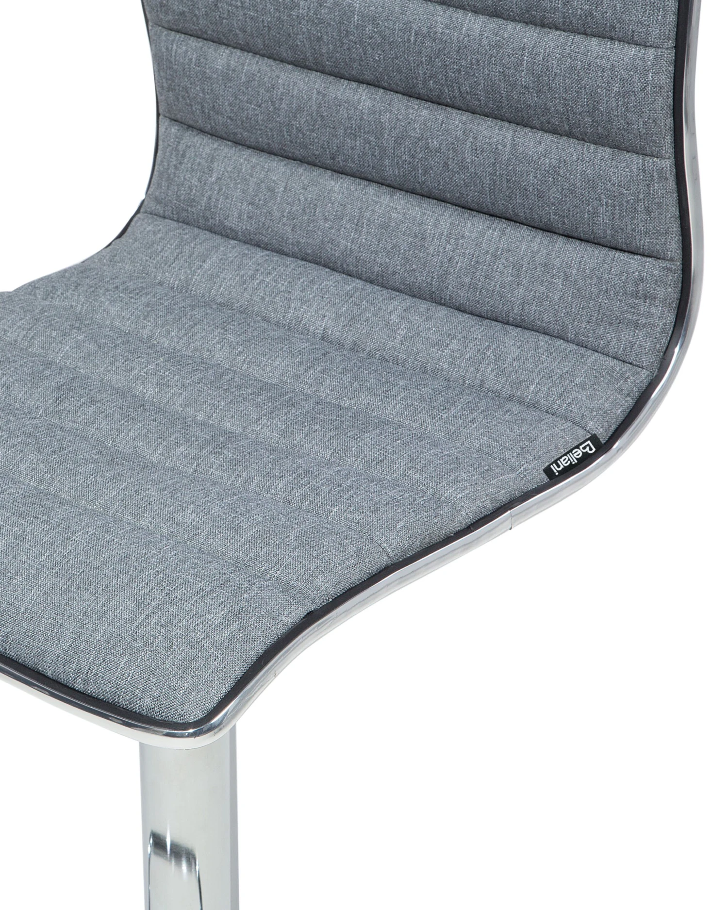 Set Of 2 Adjustable Bar Stools Grey LUCERNE - Image 9