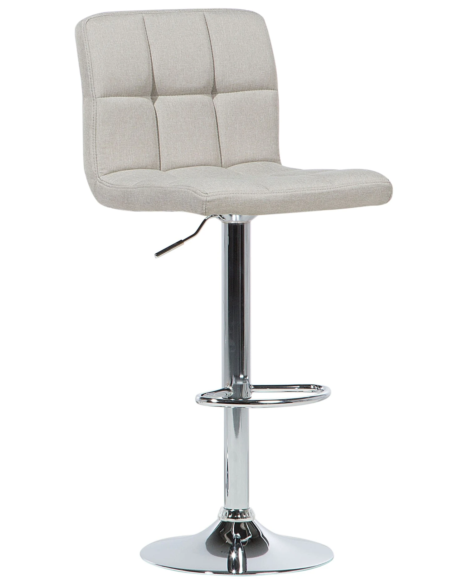 Set Of 2 Adjustable Bar Stools Beige MARION - Image 3