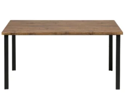 6 Seater Dining Set Dark Wood With Black LAREDO -Best Furniture Store undef src sa picid 690199 type whitesh image scaled