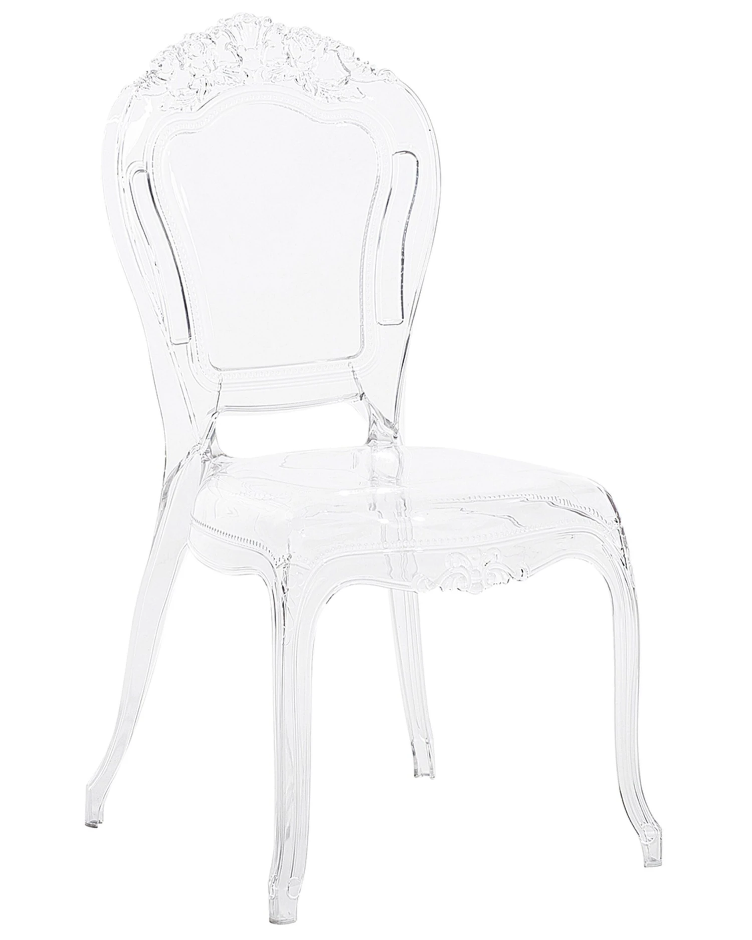 Set Of 2 Accent Chairs Acrylic Clear VERMONT - Image 4
