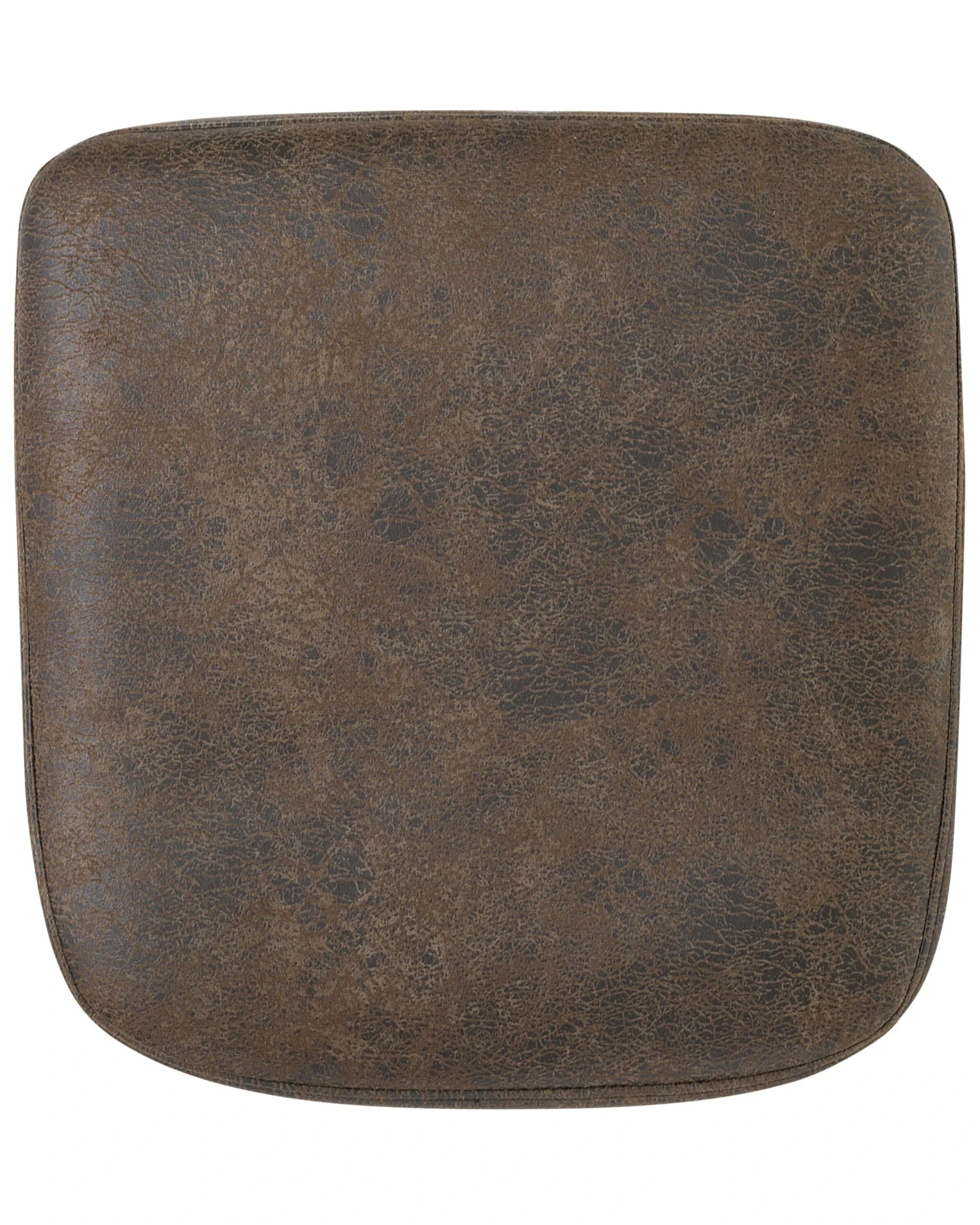 Faux Leather Dining Chair Brown YORKVILLE - Image 8