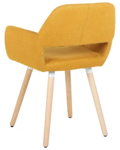 Set Of 2 Fabric Dining Chairs Yellow CHICAGO -Best Furniture Store undef src sa picid 693737 type whitesh image scaled