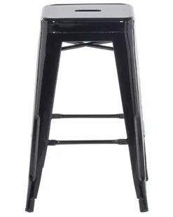 Set Of 2 Metal Stools 60 Cm Black CABRILLO 11 Set Of 2 Metal Stools 60 Cm Black CABRILLO -Best Furniture Store undef src sa picid 694341 type whitesh image scaled