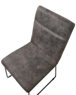 Set Of 2 Fabric Dining Chairs Grey NEVADA 18 Set Of 2 Fabric Dining Chairs Grey NEVADA -Best Furniture Store undef src sa picid 694521 type whitesh image scaled