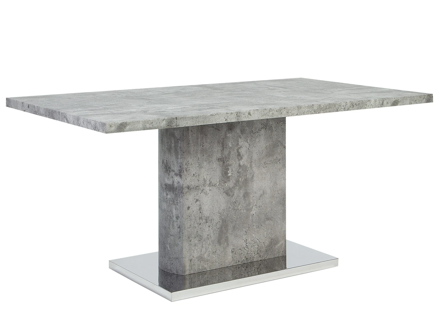 Dining Table 160 X 90 Cm Concrete Effect PASADENA 1 Dining Table 160 X 90 Cm Concrete Effect PASADENA