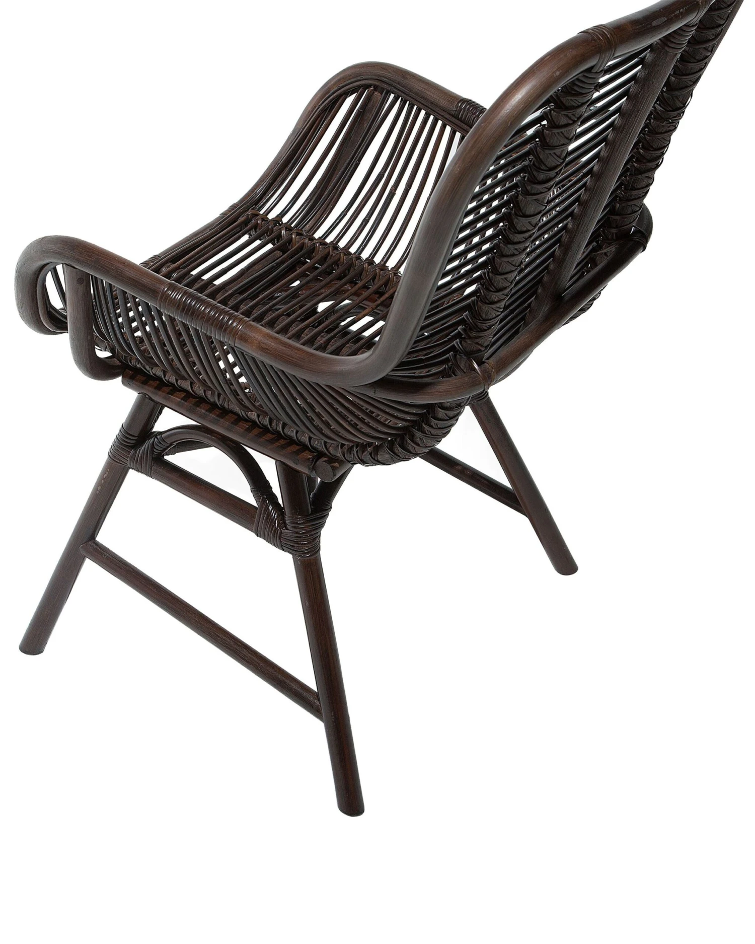 Rattan Accent Chair Brown TOGO - Image 8