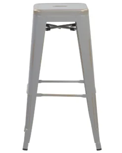 Set Of 2 Metal Stools 76 Cm Silver With Gold CABRILLO -Best Furniture Store undef src sa picid 705365 type whitesh image scaled