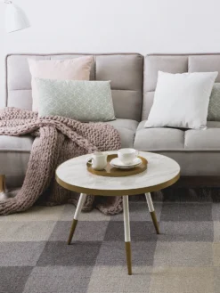 Coffee Table White Marble Effect With Gold RAMONA -Best Furniture Store undef src sa picid 705736 type whitesh image