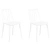 Set Of 2 Dining Chairs White VENTNOR