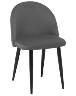 Set Of 2 Velvet Dining Chairs Grey VISALIA 16 Set Of 2 Velvet Dining Chairs Grey VISALIA -Best Furniture Store undef src sa picid 711032 type whitesh image scaled