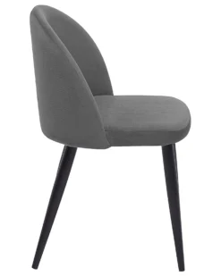 Set Of 2 Velvet Dining Chairs Grey VISALIA 17 Set Of 2 Velvet Dining Chairs Grey VISALIA -Best Furniture Store undef src sa picid 711033 type whitesh image scaled