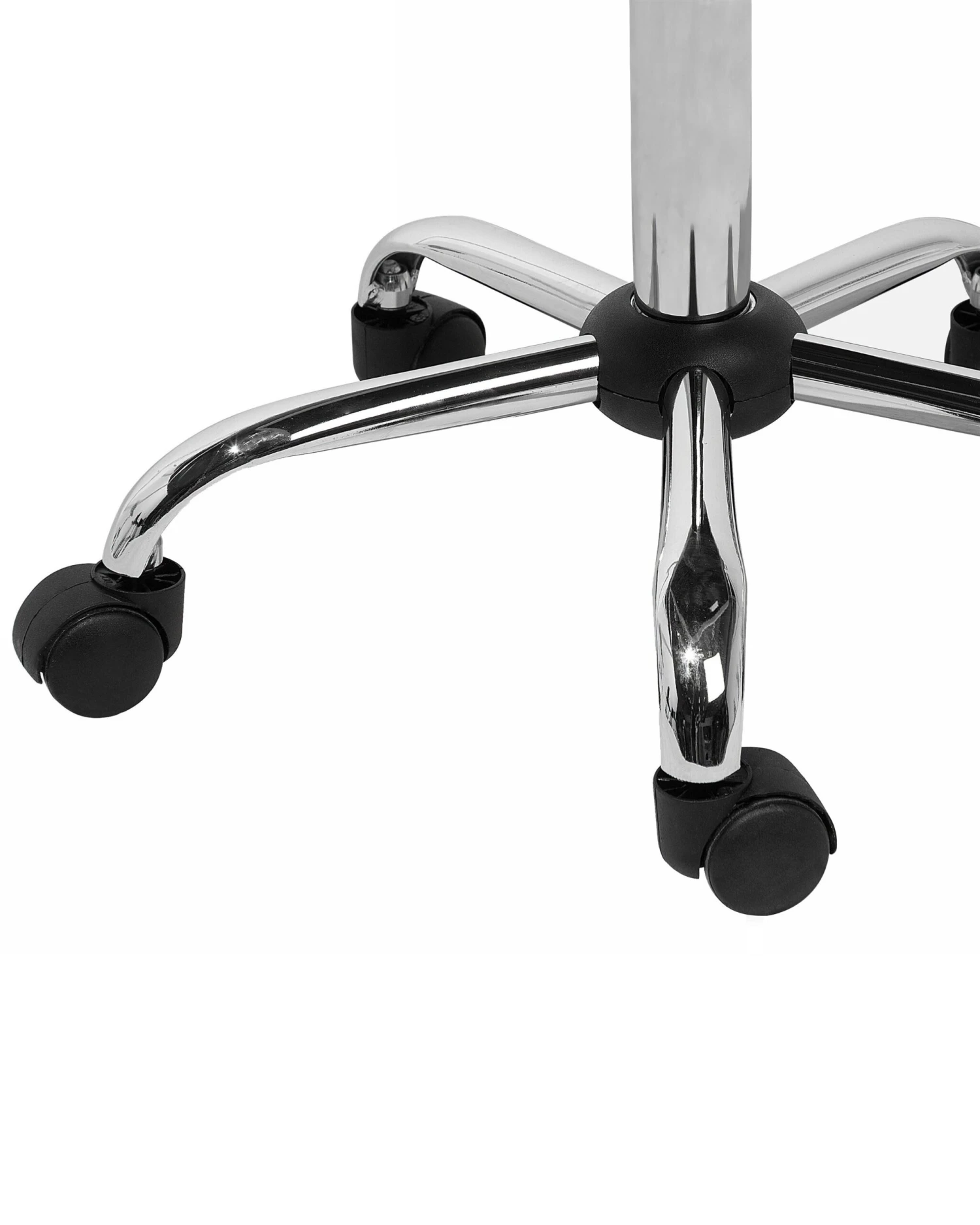 Fabric Armless Desk Chair Grey VALETTA 7 Fabric Armless Desk Chair Grey VALETTA - Image 7