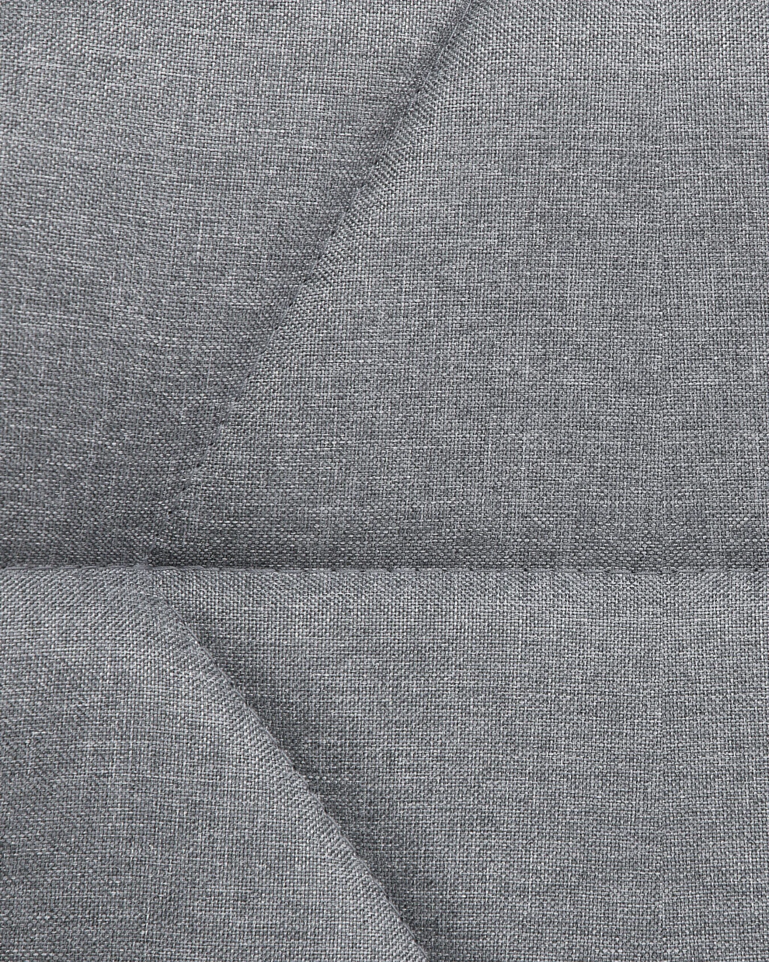 Fabric Armless Desk Chair Grey VALETTA 9 Fabric Armless Desk Chair Grey VALETTA - Image 9