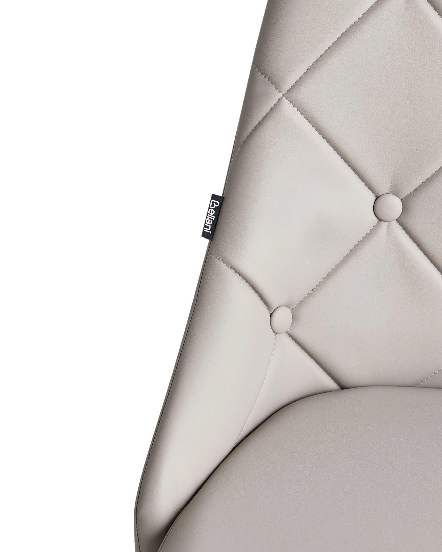 Set Of 2 Dining Chairs Faux Leather Grey VALERIE 6 Set Of 2 Dining Chairs Faux Leather Grey VALERIE - Image 6