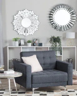 Side Table White Marble Effect With Silver RAMONA -Best Furniture Store undef src sa picid 719076 type color image