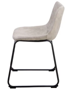 Set Of 2 Fabric Dining Chairs Beige BATAVIA -Best Furniture Store undef src sa picid 725057 type whitesh image scaled