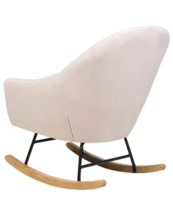Velvet Rocking Chair Pink OXIE -Best Furniture Store undef src sa picid 728404 type whitesh image scaled
