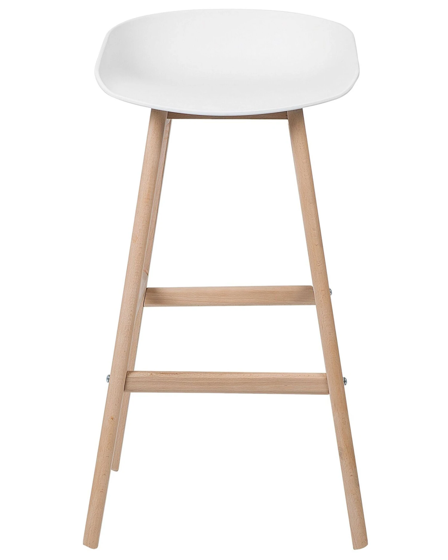 Set Of 2 Bar Chairs White MICCO 4 Set Of 2 Bar Chairs White MICCO - Image 4