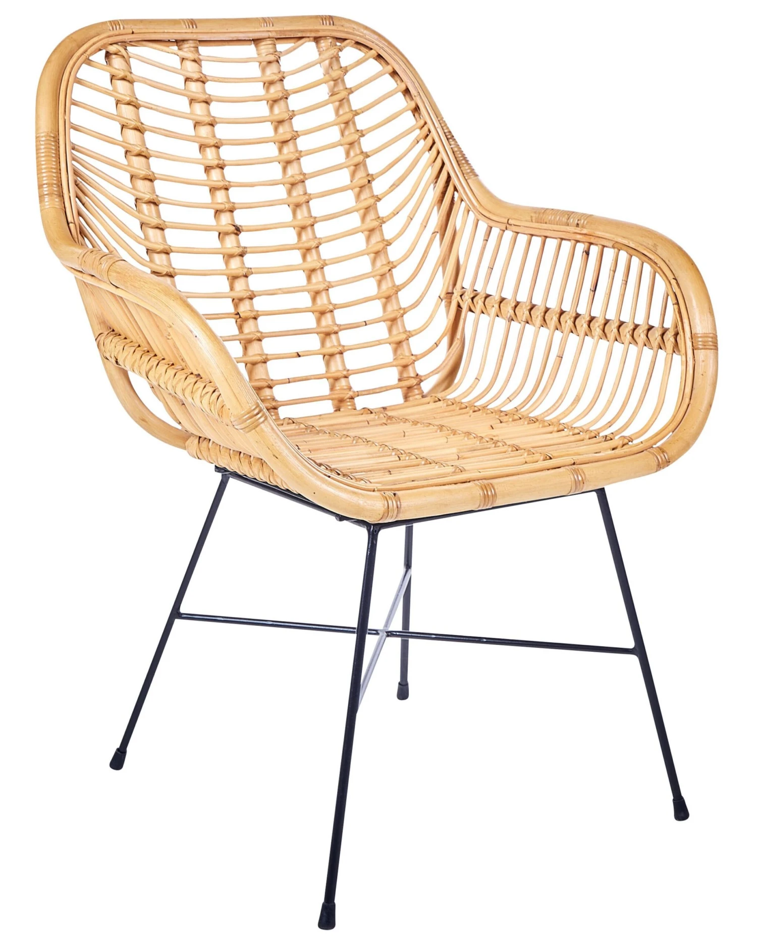 Rattan Accent Chair Natural CANORA 1 Rattan Accent Chair Natural CANORA
