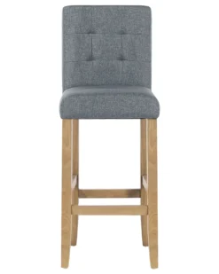 Set Of 2 Bar Chairs Fabric Grey MADISON 16 Set Of 2 Bar Chairs Fabric Grey MADISON -Best Furniture Store undef src sa picid 741096 type whitesh image scaled