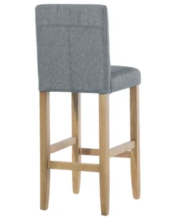 Set Of 2 Bar Chairs Fabric Grey MADISON 18 Set Of 2 Bar Chairs Fabric Grey MADISON -Best Furniture Store undef src sa picid 741102 type whitesh image scaled