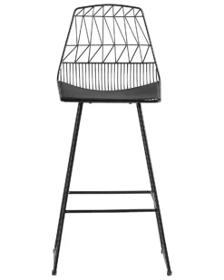 Set Of 2 Metal Bar Chairs Black PRESTON 19 Set Of 2 Metal Bar Chairs Black PRESTON -Best Furniture Store undef src sa picid 743211 type whitesh image scaled