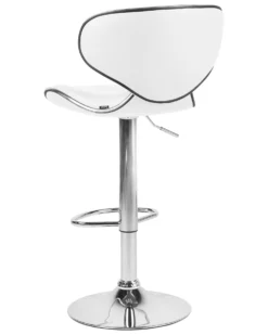 Set Of 2 Faux Leather Swivel Bar Stools White CONWAY -Best Furniture Store undef src sa picid 743448 type whitesh image scaled