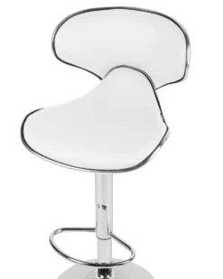 Set Of 2 Faux Leather Swivel Bar Stools White CONWAY -Best Furniture Store undef src sa picid 743449 type whitesh image scaled