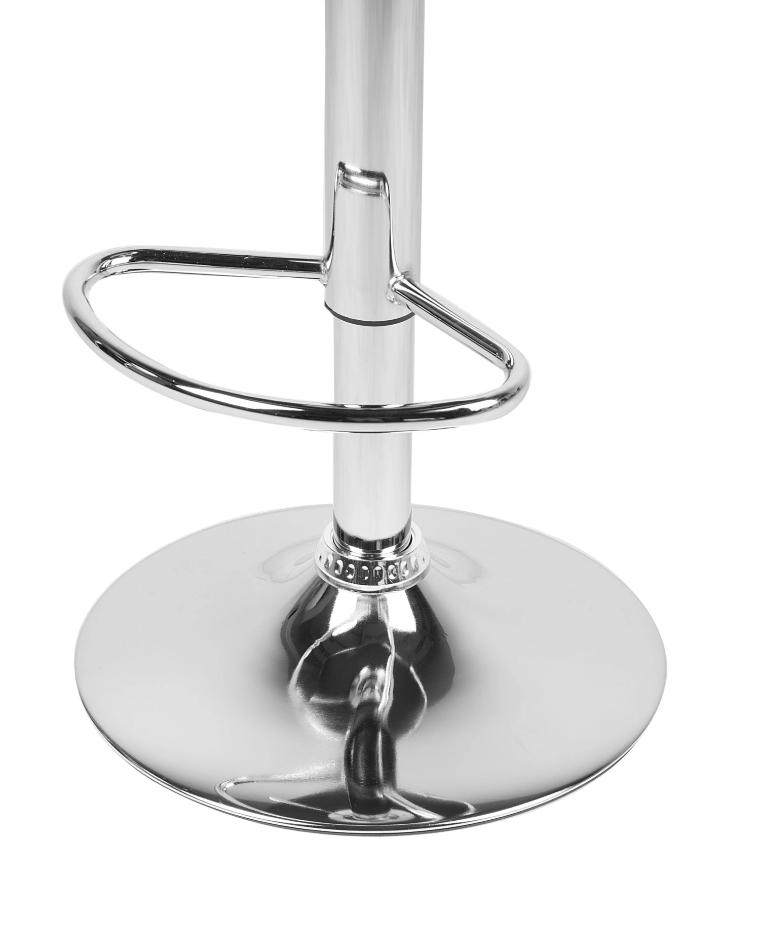 Set Of 2 Faux Leather Swivel Bar Stools White CONWAY - Image 7