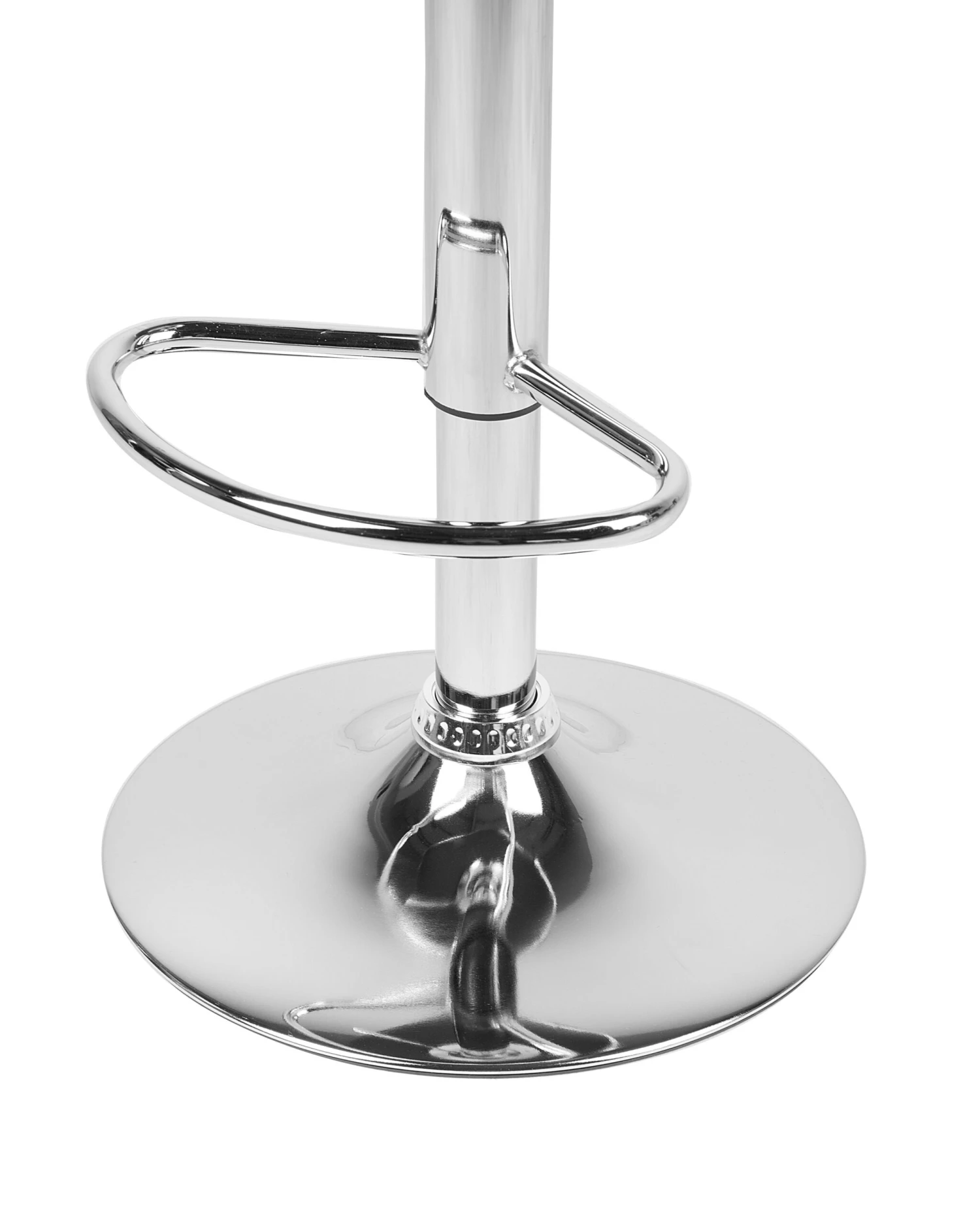 Set Of 2 Faux Leather Swivel Bar Stools Grey CONWAY - Image 7