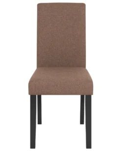 Set Of 2 Fabric Dining Chairs Brown BROADWAY 14 Set Of 2 Fabric Dining Chairs Brown BROADWAY -Best Furniture Store undef src sa picid 744516 type whitesh image scaled