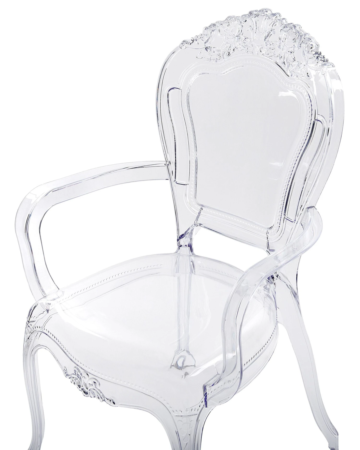 Set Of 2 Accent Chairs Acrylic Transparent VERMONT II - Image 8