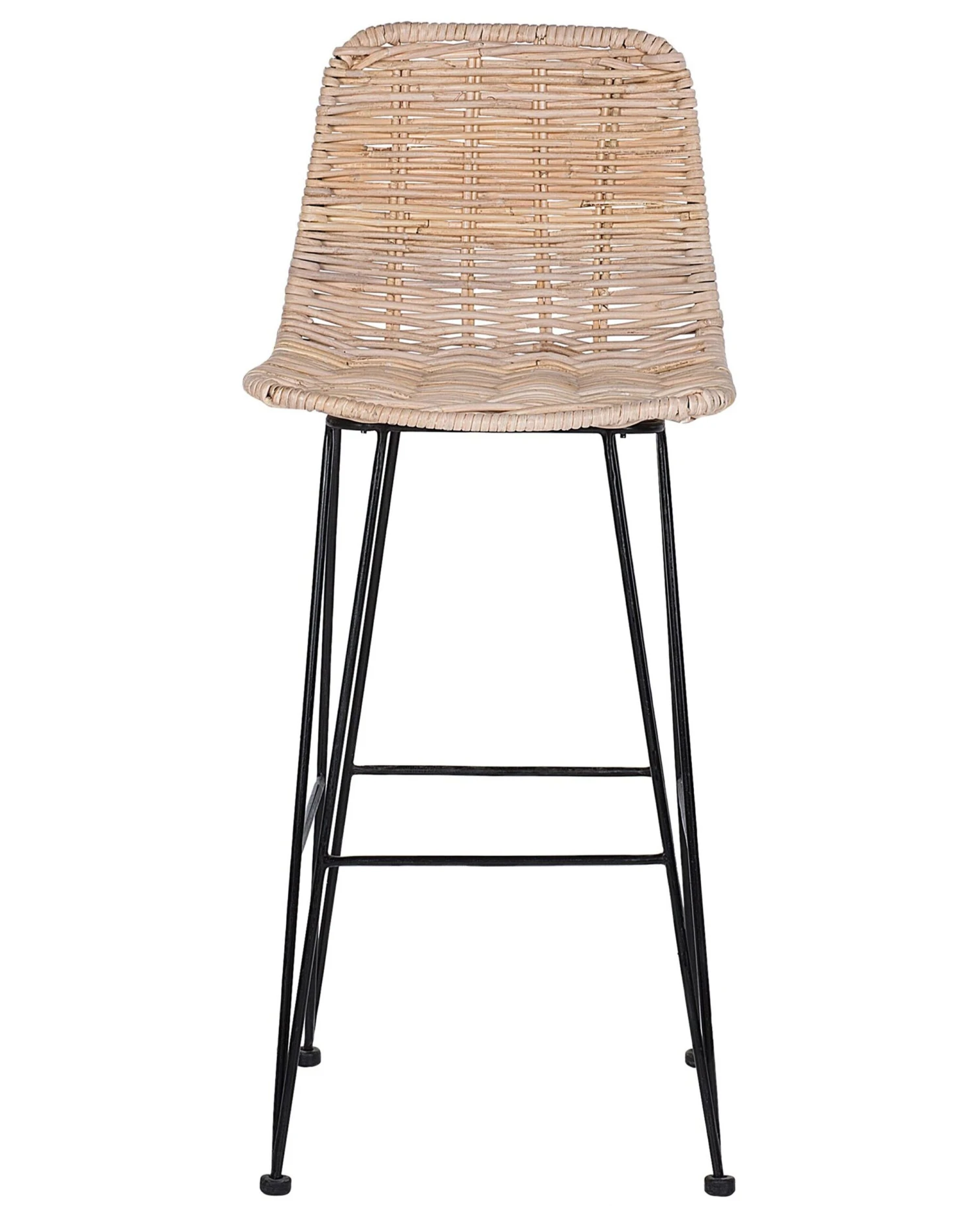 Set Of 2 Rattan Bar Chairs Natural CASSITA - Image 10