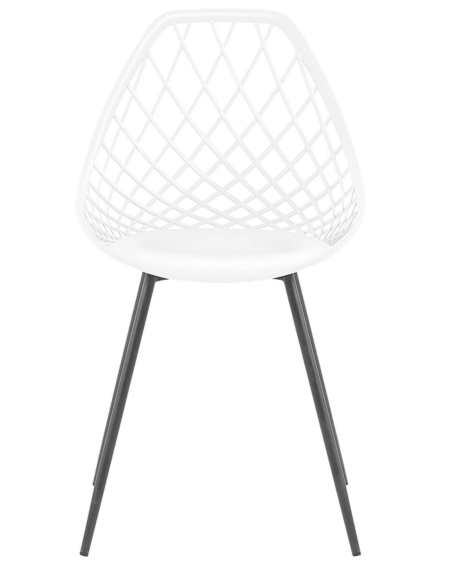 Set Of 2 Dining Chairs White CANTON 4 Set Of 2 Dining Chairs White CANTON - Image 4