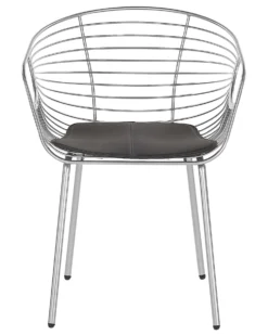 Set Of 2 Metal Accent Chairs Silver HOBACK -Best Furniture Store undef src sa picid 775473 type whitesh image scaled