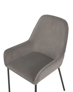 Set Of 2 Jumbo Cord Dining Chairs Grey LOVERNA -Best Furniture Store undef src sa picid 780014 type whitesh image scaled