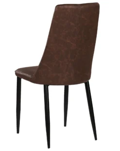 Set Of 2 Faux Leather Dining Chairs Brown CLAYTON -Best Furniture Store undef src sa picid 780346 type whitesh image scaled