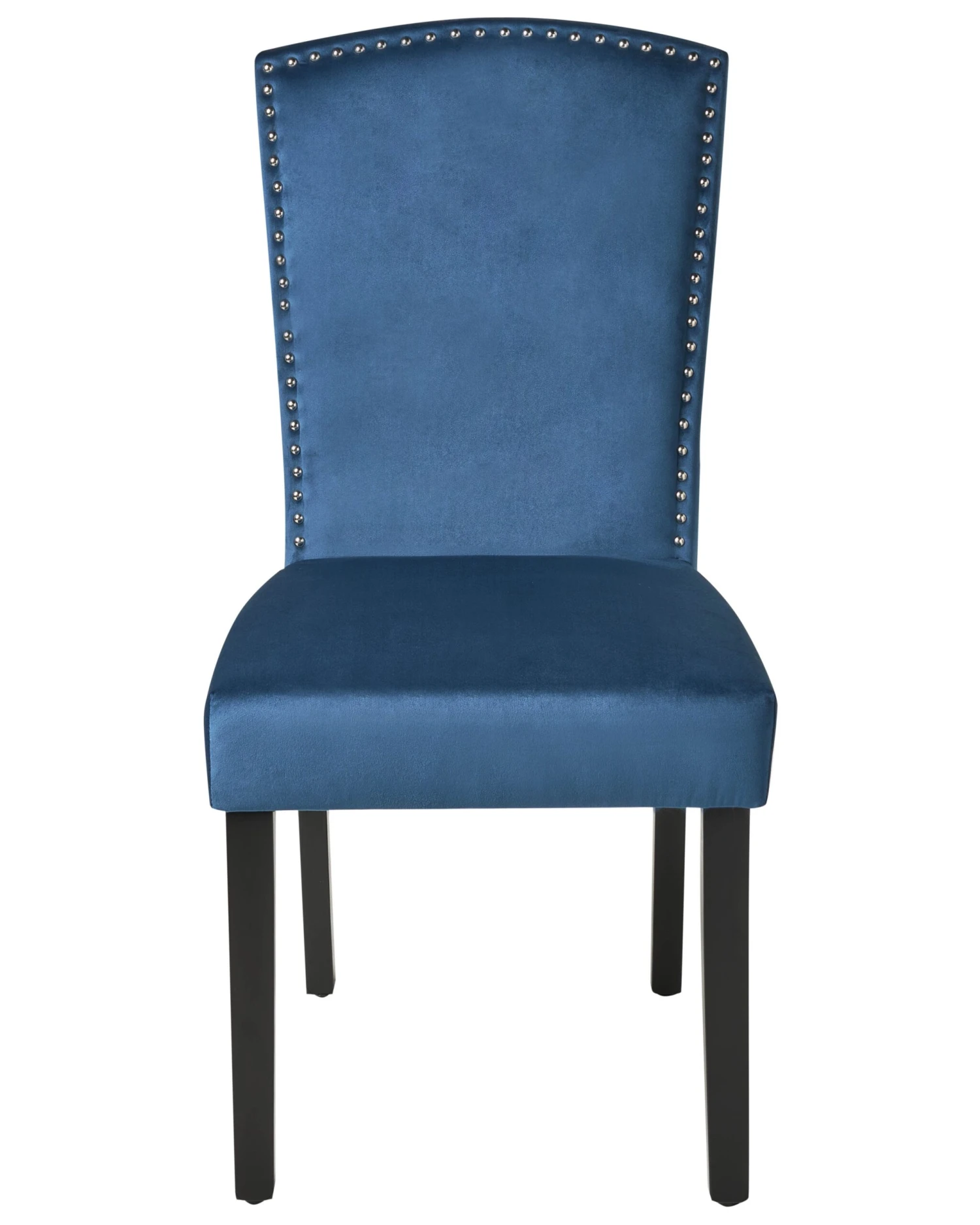 Set Of 2 Velvet Dining Chairs Blue PISECO - Image 4