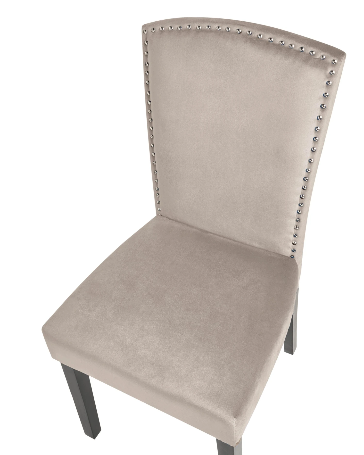 Set Of 2 Velvet Dining Chairs Grey PISECO - Image 6