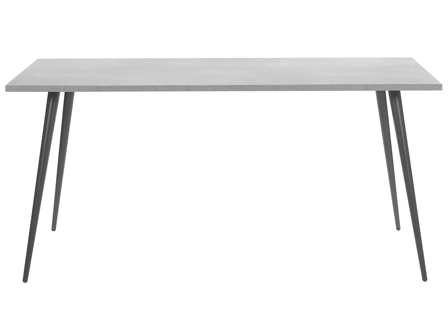 Dining Table Concrete Effect With Black SANTIAGO Various Sizes 4 Dining Table Concrete Effect With Black SANTIAGO Various Sizes - Image 4