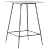 Bar Table 70 X 70 Cm Grey With Black VELTA