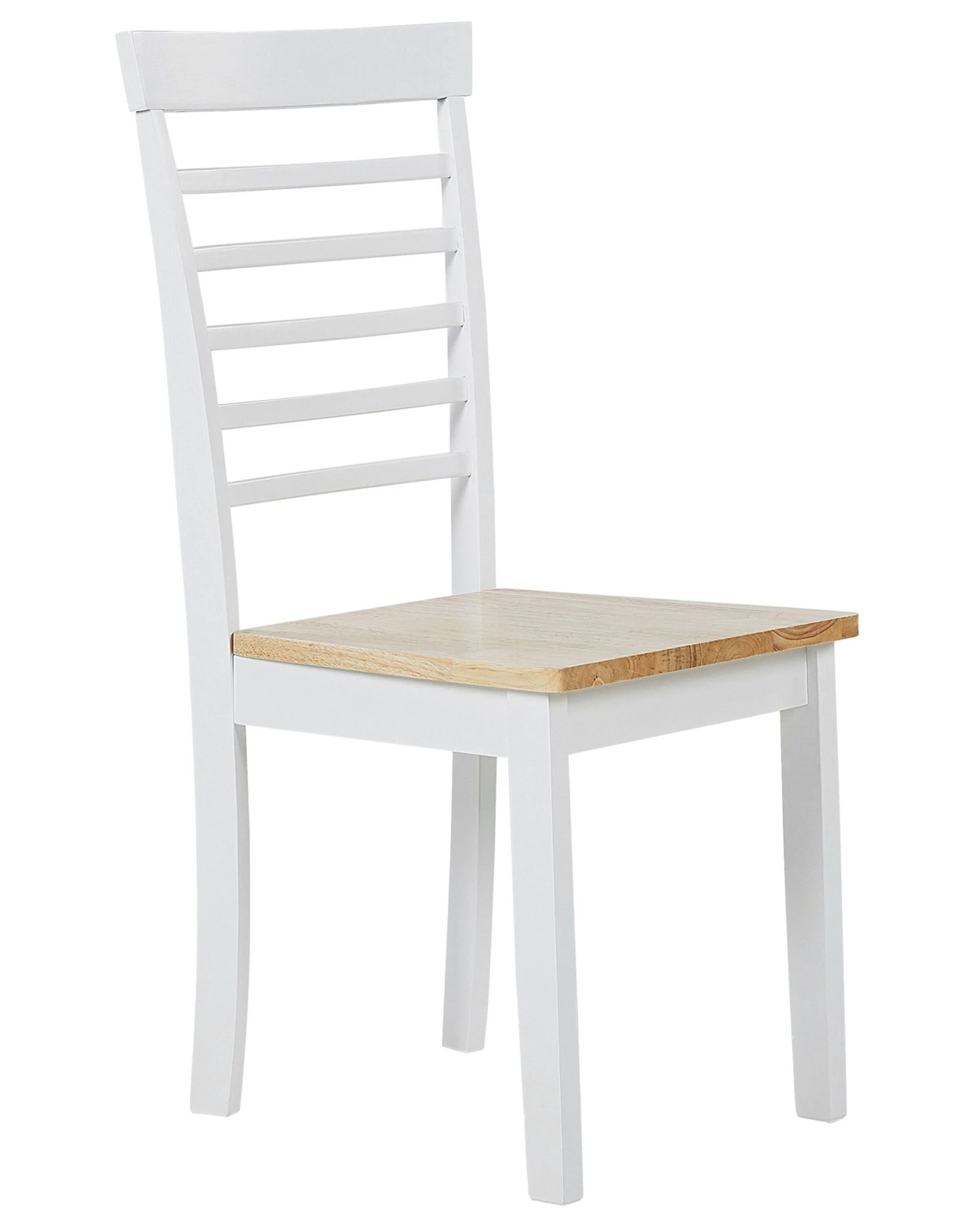 Set Of 2 Dining Chairs Light Wood And White BATTERSBY 7 Set Of 2 Dining Chairs Light Wood And White BATTERSBY - Image 7