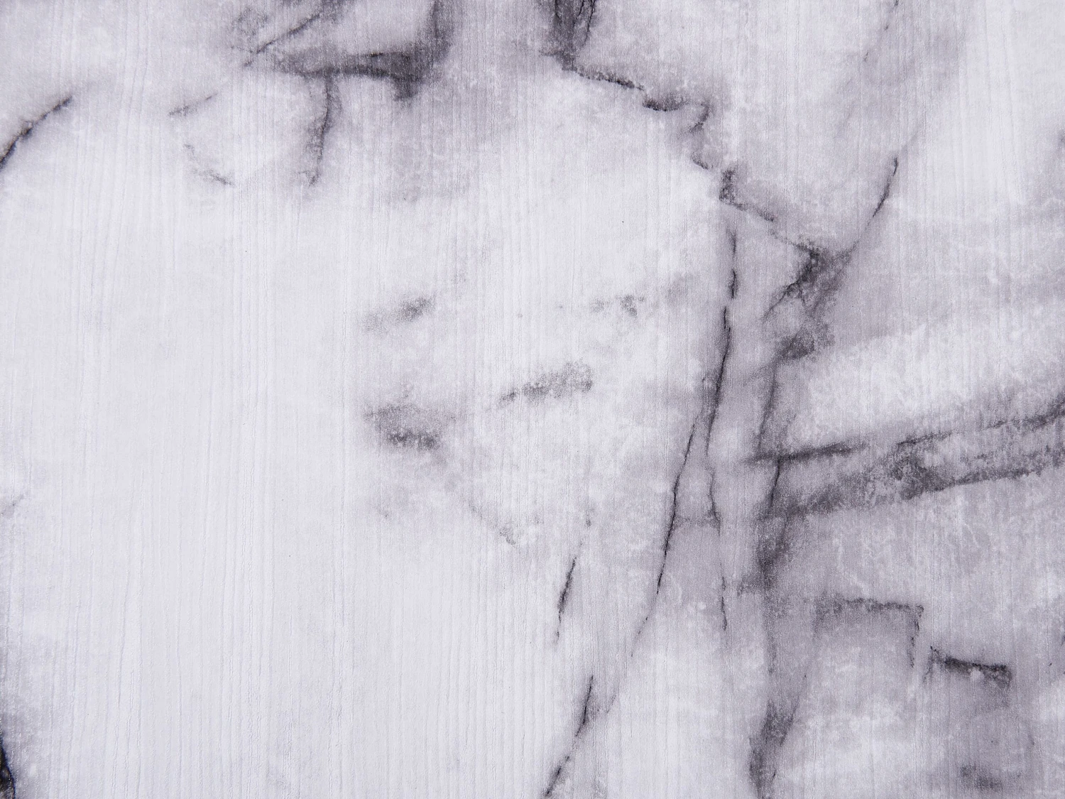 Dining Table 150 X 80 Cm Marble Effect White With Black MOLDEN - Image 6