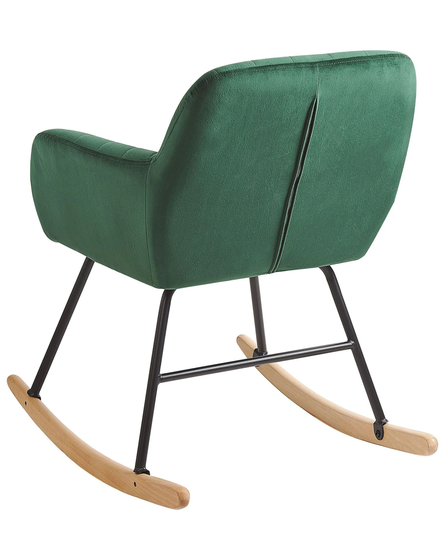Velvet Rocking Chair Emerald Green LIARUM 4 Velvet Rocking Chair Emerald Green LIARUM - Image 4