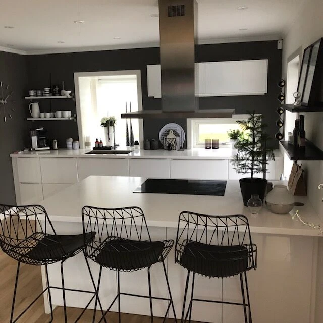 Set Of 2 Metal Bar Chairs Black PRESTON 5 Set Of 2 Metal Bar Chairs Black PRESTON - Image 5