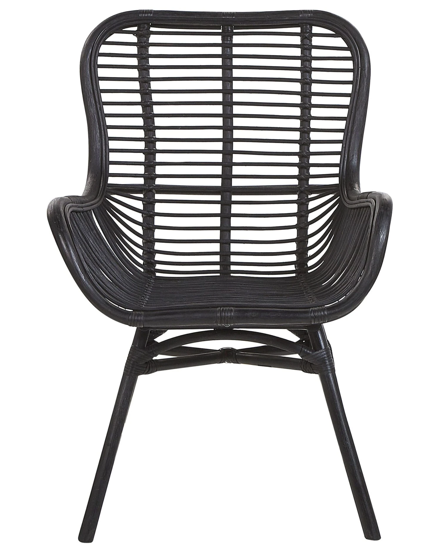 Rattan Accent Chair Black TOGO - Image 7