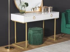 Side Table Marble Effect White With Gold PANDALE -Best Furniture Store undef src sa picid 802569 type whitesh image scaled