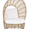 Rattan Basket Chair Natural LIDO