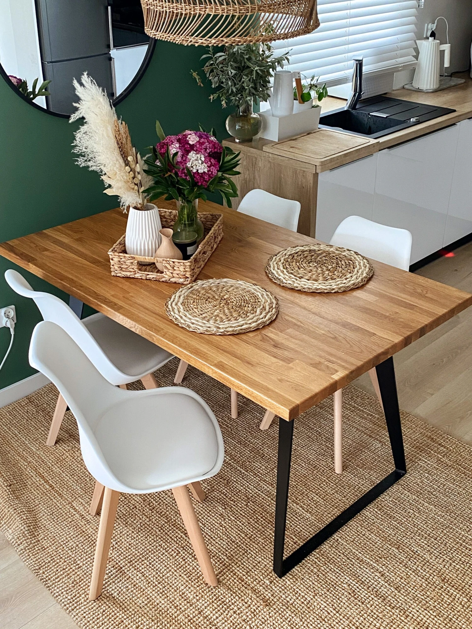 Set Of 2 Dining Chairs White DAKOTA II - Image 5