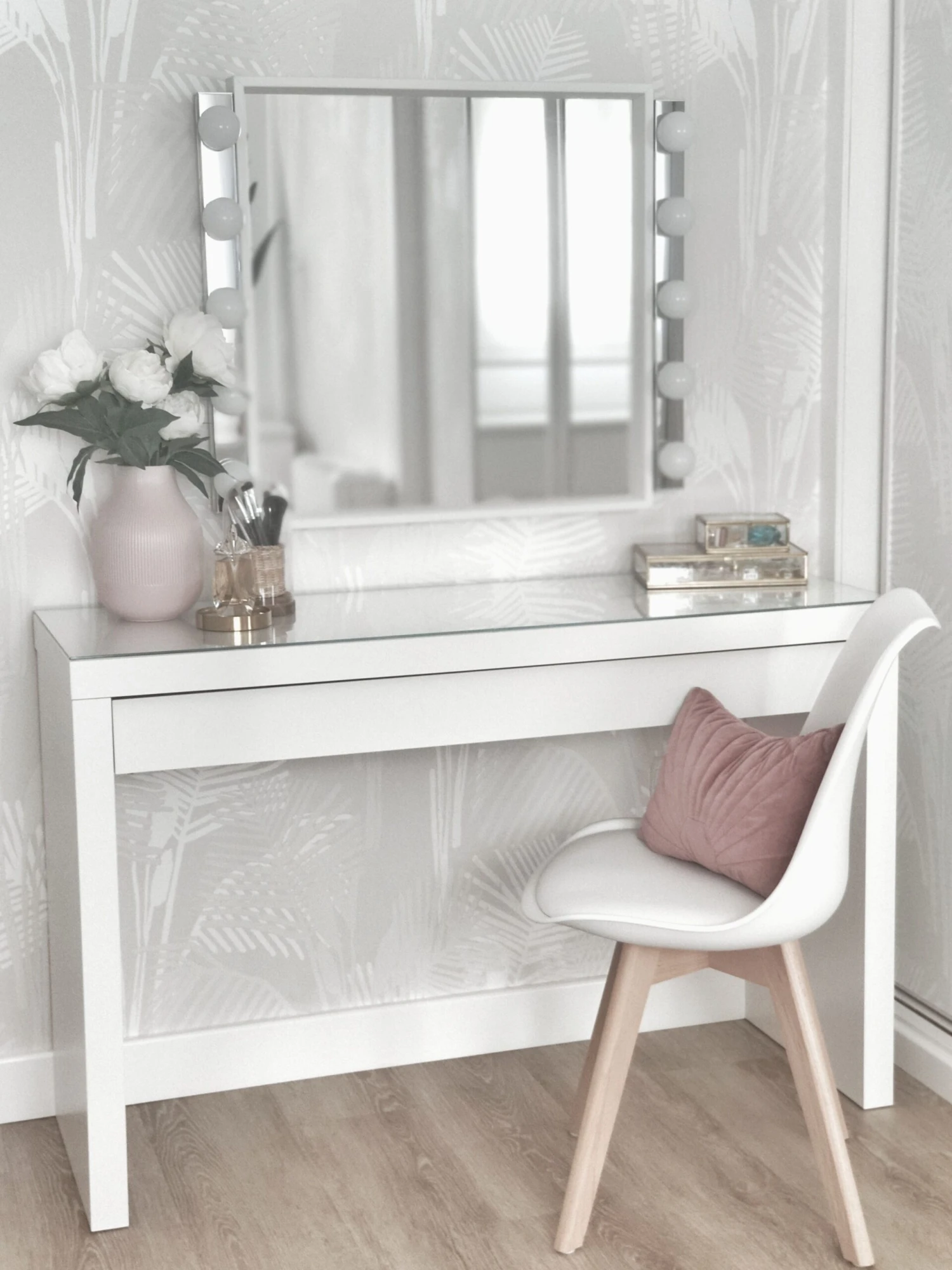 Set Of 2 Dining Chairs White DAKOTA II - Image 6